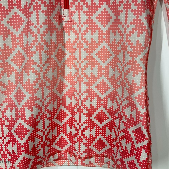 Nike Pro Dri Fit Qtr Zip Pullover, peach ombre’ - Picture 10 of 15